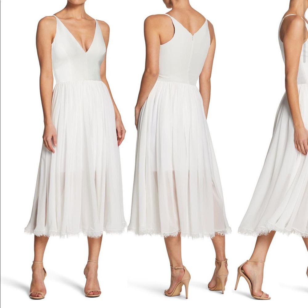 Dress the population dress. Alicia Mixed Media Midi